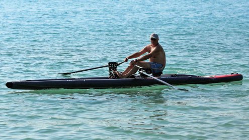 Coastal Rowing on iCOASTER 18