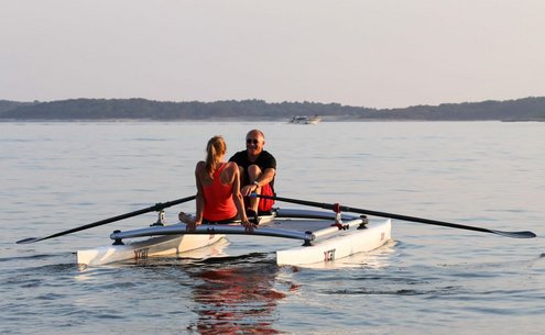 catamaran sculling