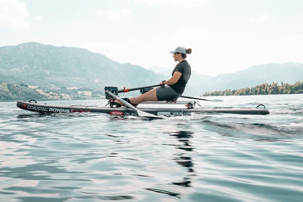RowVista® forward rowing on inflatable rowing board LITE 15