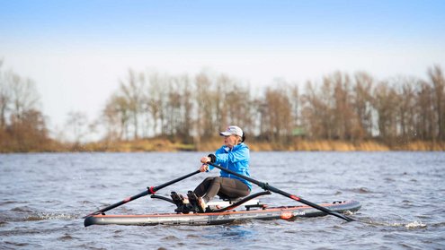RowMotion® classic reverse rowing system on MOJO 18