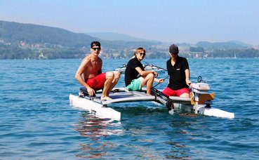 Outboard in calm conditions