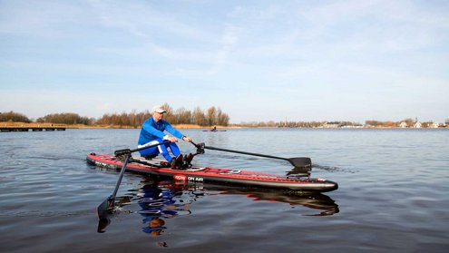 RowMotion® on MOJO 18 inflatable rowing board